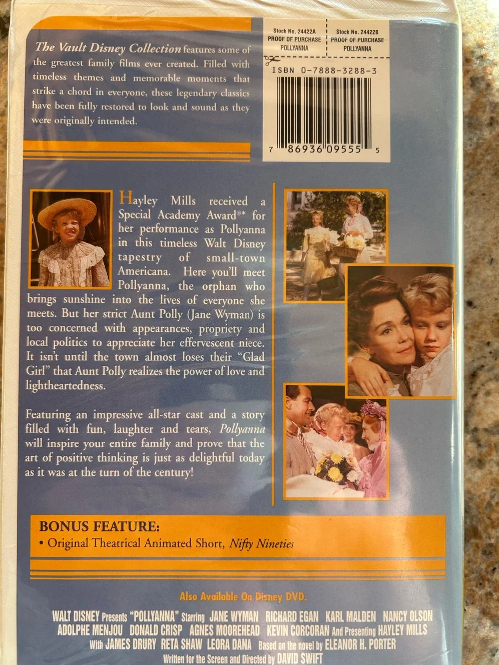 Walt Disney “Pollyanna” VHS Movie - Vault Disney Collection 1960